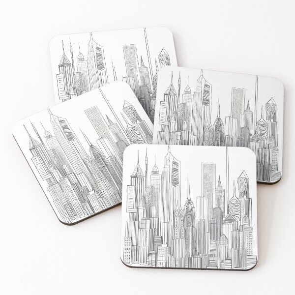 Item preview, Minimalist City Design designed and sold by MoxieVibe.
