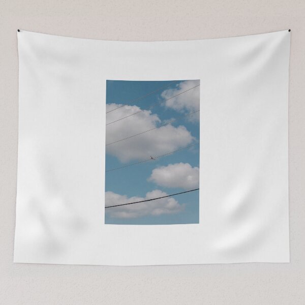 Item preview, Bird on a Wire in Blue Skies 2 designed and sold by okieshotsprints.
