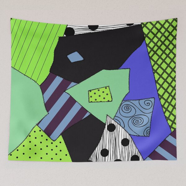 Item preview, Halloween Patchwork 3 designed and sold by JNTremblay.