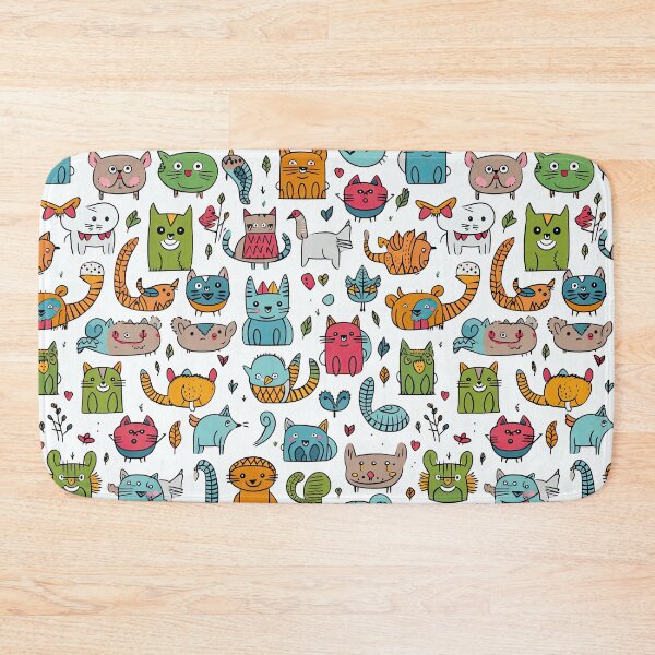 Item preview, cute animal seamless designed and sold by NatthyDesign.