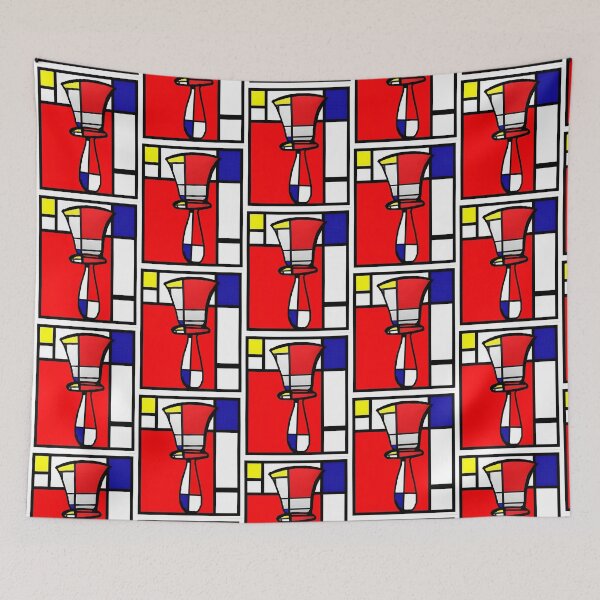 Item preview, Composition Handbell with Yellow, Blue and Red designed and sold by CelticClapper.