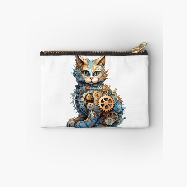 Item preview, Steampunk Cat made of Clockwork Gears designed and sold by SchorlCraft.