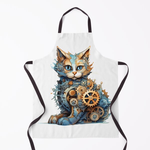 Item preview, Steampunk Cat made of Clockwork Gears designed and sold by SchorlCraft.
