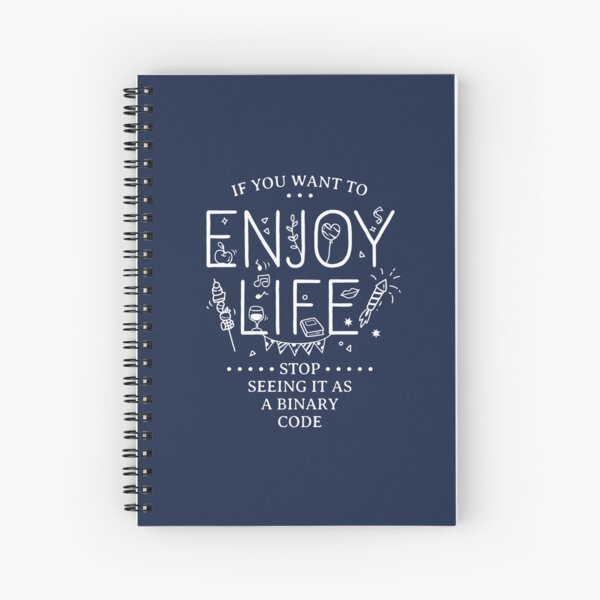 Item preview, Enjoy Life Binary Code Geek Funny designed and sold by Geek Updated.