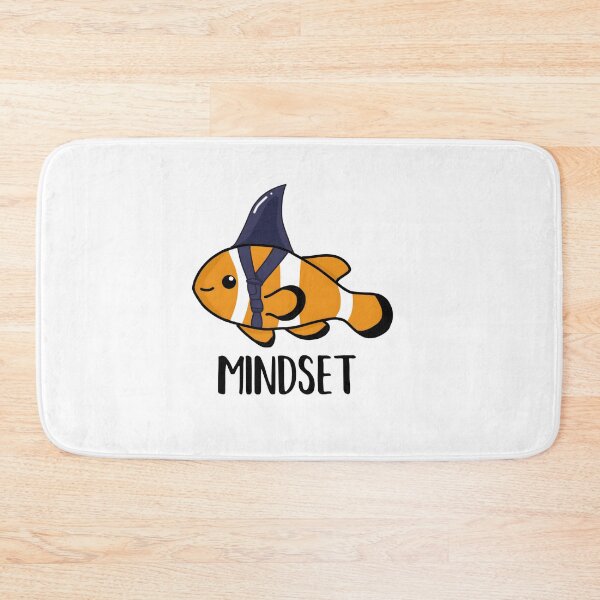Item preview, Mindset Motivational Quote, Clown fish Shark designed and sold by Logiamerch.