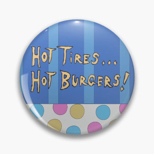 Item preview, OG Hot Tires Hot Burgers Truck designed and sold by Mac-o-Shop.