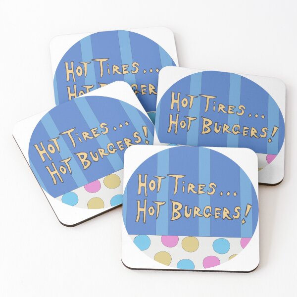 Item preview, OG Hot Tires Hot Burgers Truck designed and sold by Mac-o-Shop.