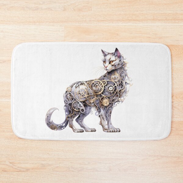 Item preview, Steampunk Cat made of Clockwork Gears designed and sold by SchorlCraft.