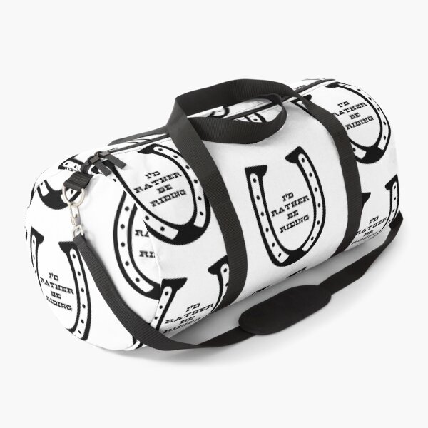 Item preview, I'd Rather Be Riding Horseshoe designed and sold by CarleLS.