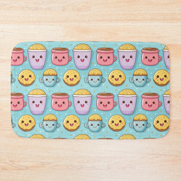 Item preview, xSweet Mornings: Seamless Patterns of Morning Coffee Cups, Doughnuts, Cookies, and Cakes designed and sold by AlienSkinEyes.