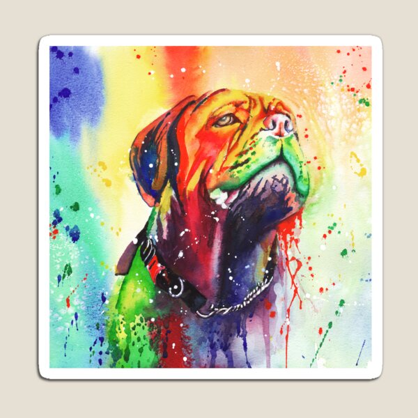 Slobber Chops, Dogue de Bordeaux mastiff Magnet