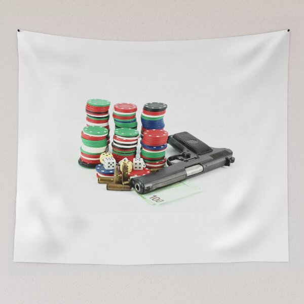 Item preview, chips dices money and gun designed and sold by goceris.