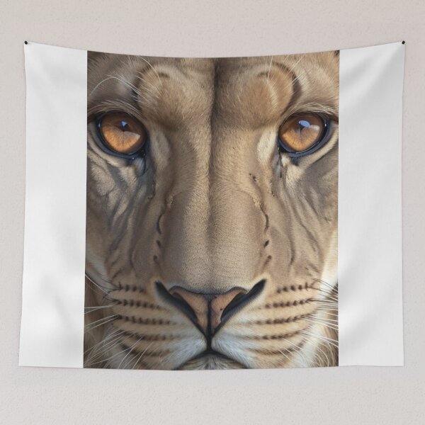 Item preview, Eyes of a lion close up designed and sold by AlfredSSikula.