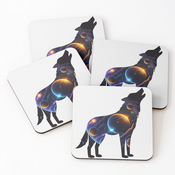 Item preview, Galaxy Howling Wolf designed and sold by YrtemmyS.