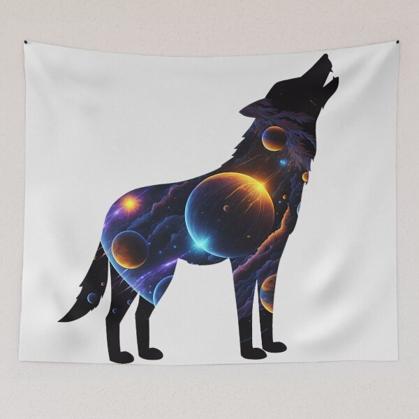 Item preview, Galaxy Howling Wolf designed and sold by YrtemmyS.