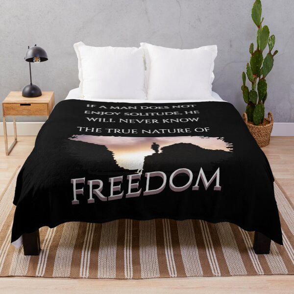 Item preview, If a Man Does Not Enjoy Solitude, He Will Never Know Freedom - Mountain Top designed and sold by 5PointsDigital.