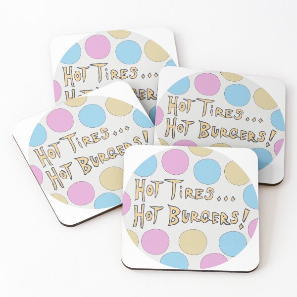 Item preview, OG Hot Tires Hot Burgers  Spots designed and sold by Mac-o-Shop.
