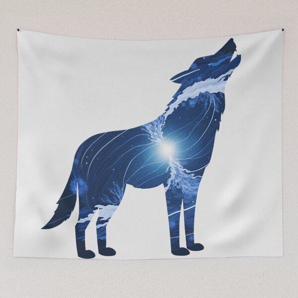 Item preview, Galaxy Howling Wolf designed and sold by YrtemmyS.