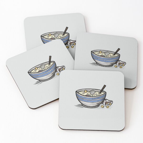Item preview, New England Clam Chowdah designed and sold by wizkidart.