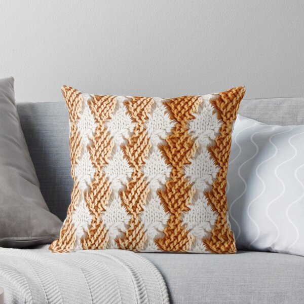 Artikelvorschau, Buntes Fantasiemuster beige weiß Ornamente Stickmuster entworfen und verkauft von G-M-Designs.