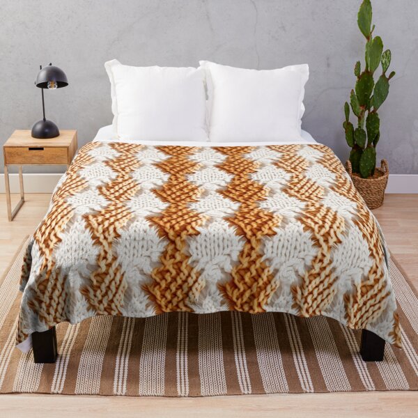 Artikelvorschau, Buntes Fantasiemuster beige weiß Ornamente Stickmuster entworfen und verkauft von G-M-Designs.