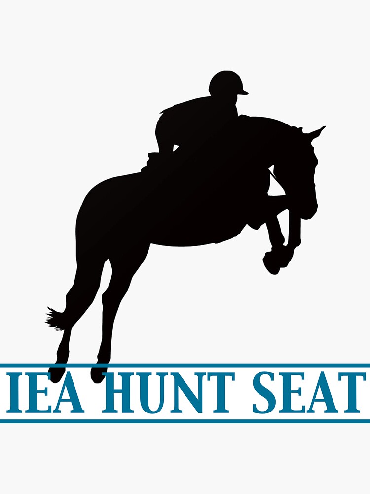 "IEA Hunt Seat 2023" Sticker for Sale by OfficialRideIEA Redbubble
