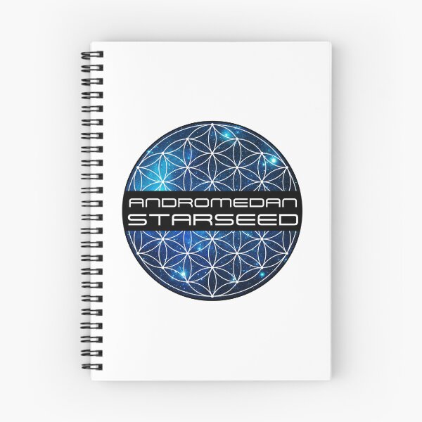 Item preview, Andromedan Starseed Blue Nebula Flower of Life Sacred Geometry designed and sold by PlanetStarseed.