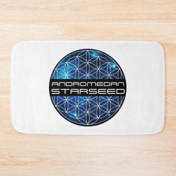 Item preview, Andromedan Starseed Blue Nebula Flower of Life Sacred Geometry designed and sold by PlanetStarseed.