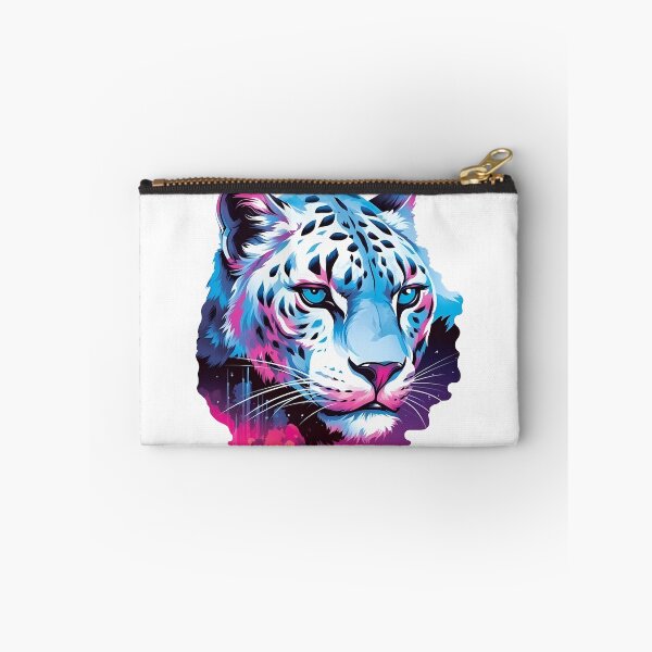 Item preview, Snow Leopard - Retrowave style designed and sold by Vansky-Art.