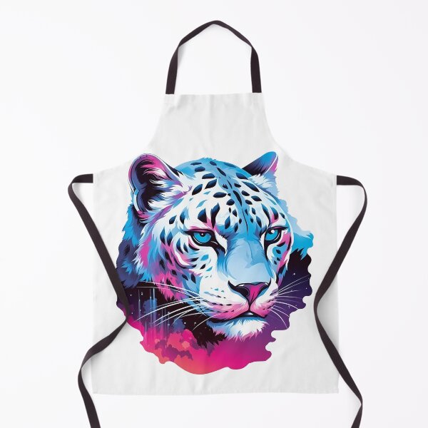 Item preview, Snow Leopard - Retrowave style designed and sold by Vansky-Art.