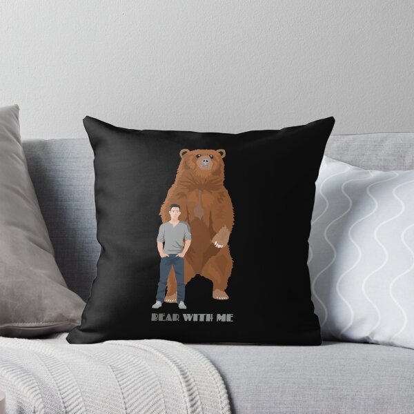 Item preview, Whimsical Humor Boy: Bear with Me designed and sold by ShubhankarK.