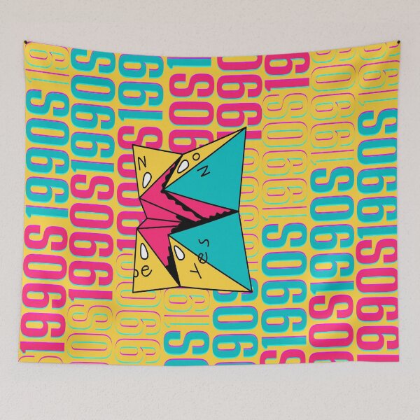 Item preview, 1990s retro design 12 - OG Yellow Background designed and sold by PunjabanJatti.