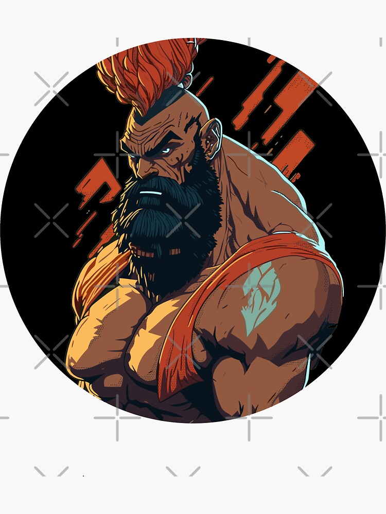 Guile  Street Fighters Sticker for Sale by 0therworldly4rt