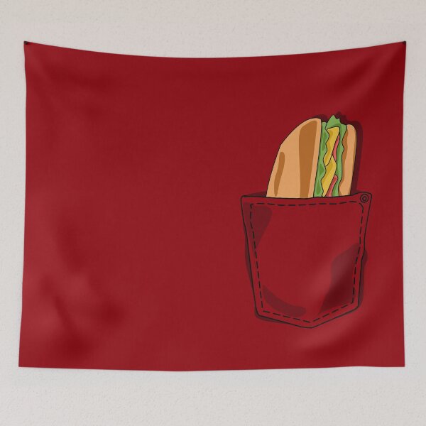 Item preview, Pocket Delights - Colorful Sandwich Snack designed and sold by Fun Funky Designs.