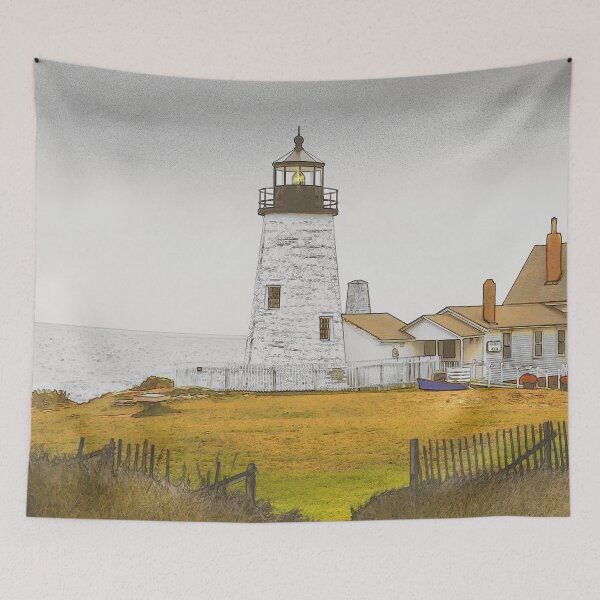 Item preview, Maine Pemaquid Lighthouse - Original Art designed and sold by alpendesigns.