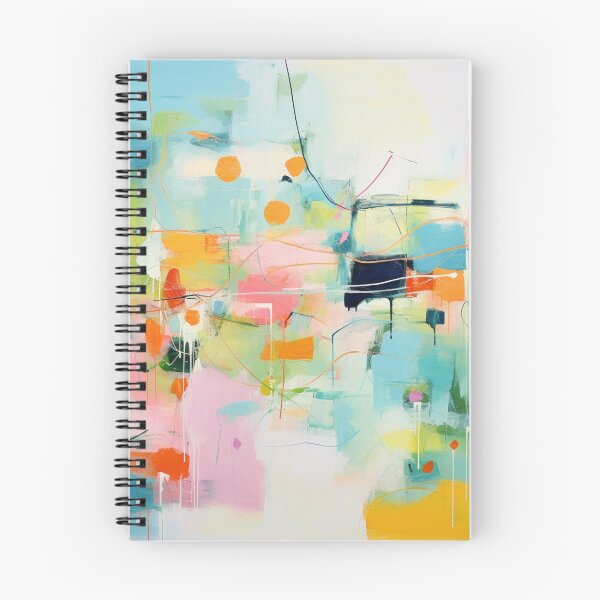 Item preview, abstraction in pastels designed and sold by Quijote-.