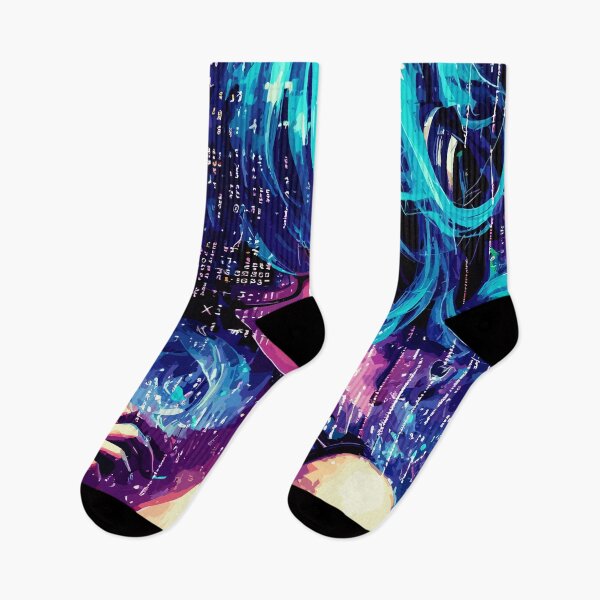 Item preview, Anime girl in binary world designed and sold by TomFrontierArt.