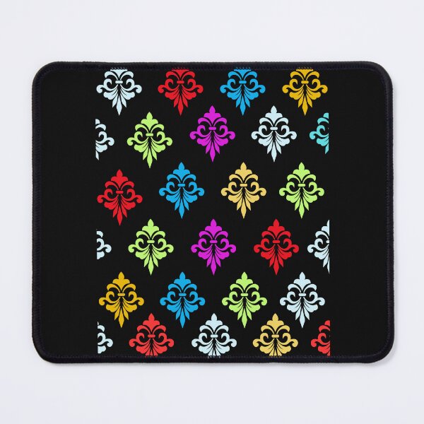 Item preview, vivid colours fleur de lis pattern designed and sold by TheRightHonMP.