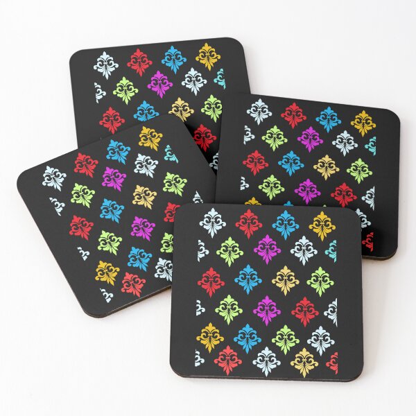 Item preview, vivid colours fleur de lis pattern designed and sold by TheRightHonMP.