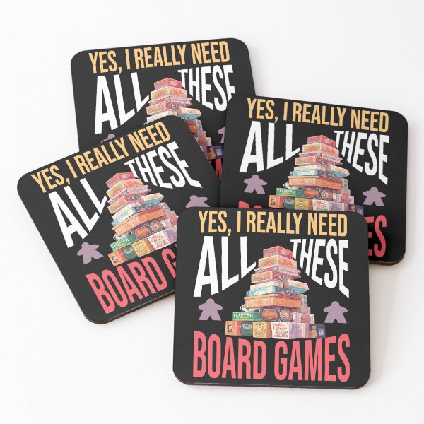 Item preview, Yes, I really need all these board games! - Board Game Stack: Can't Have Enough! designed and sold by Zanda-Nerd-Shop.