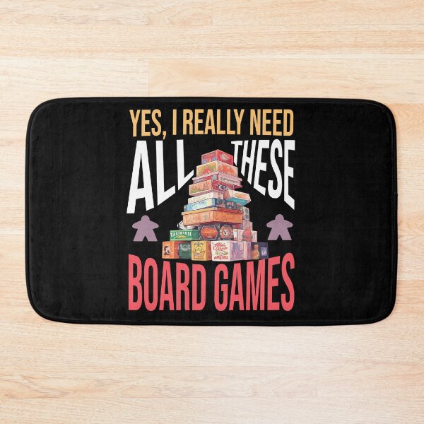 Item preview, Yes, I really need all these board games! - Board Game Stack: Can't Have Enough! designed and sold by Zanda-Nerd-Shop.