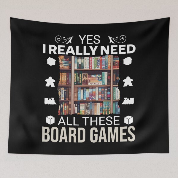 Item preview, Yes, I really need all these board games! - Kallax Collection: Board Gamer's Pride! designed and sold by Zanda-Nerd-Shop.