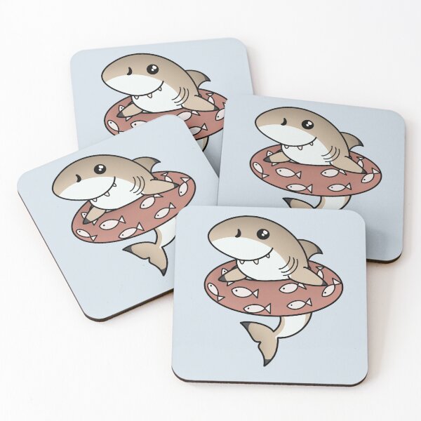 Item preview, Cute Shark, Kawaii Shark, Ocean Animal  designed and sold by Logiamerch.