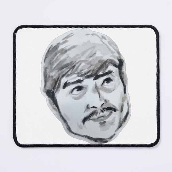 Item preview, pedro pascal black and white headshot portrait designed and sold by bananalmn.
