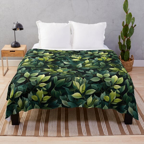 Item preview, Green Leaves Pattern 11 designed and sold by DigitalPatternx.