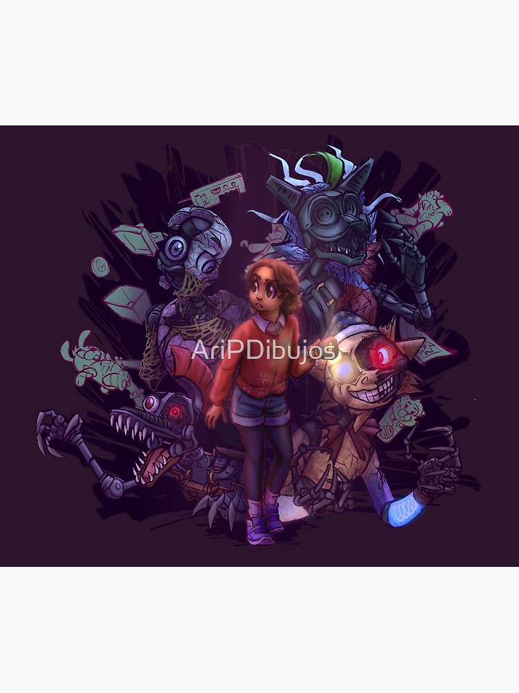 FNAF Security Breach Ruin DLC Cassie Being Cute Art Print for