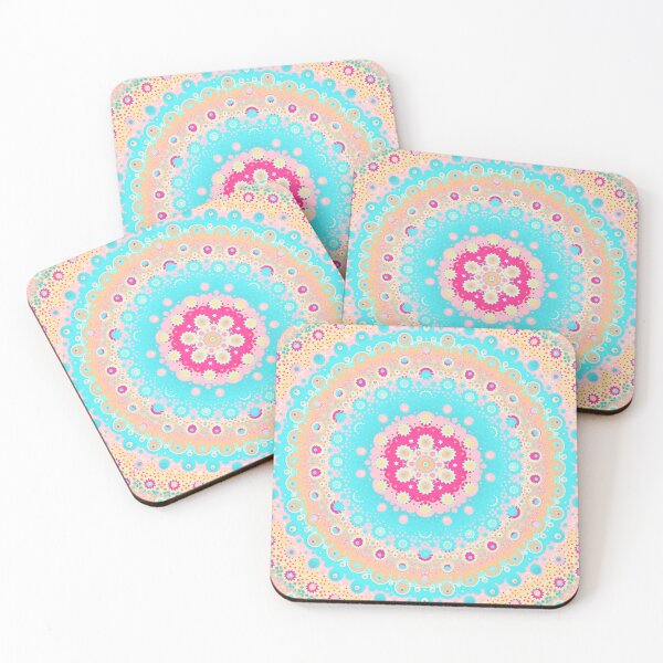 Item preview, intricate tri-Hexagon pastel pattern designed and sold by purrfect pattern.