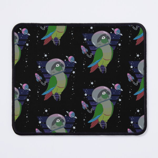 Item preview, Space Birb Astronaut Green Cheeked Conure Doodle designed and sold by FandomizedRose.