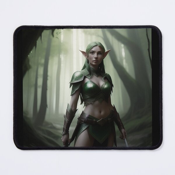 Item preview, Female warrior elf print designed and sold by AudreyTM.
