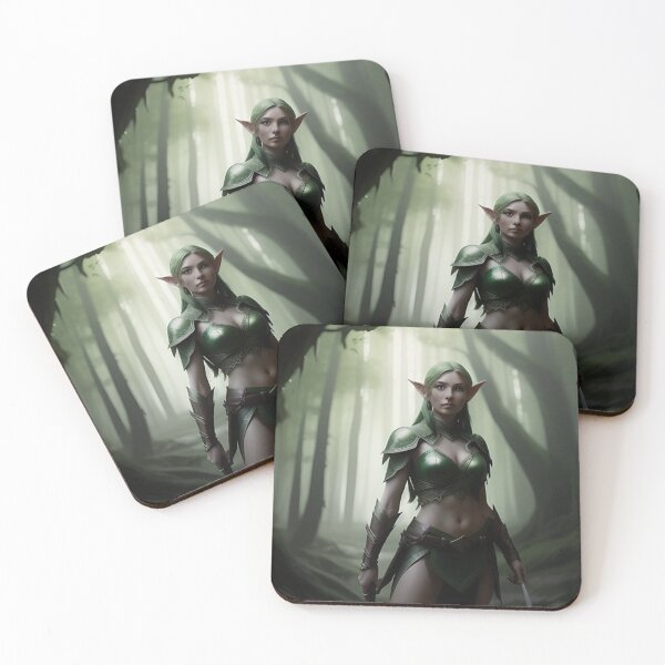 Item preview, Female warrior elf print  designed and sold by AudreyTM.